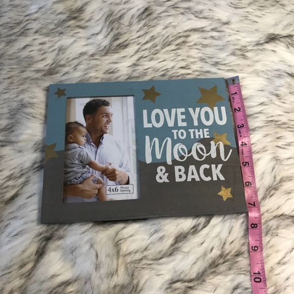 I Love You To The Moon & Back Picture Frame - Picture 5 of 7